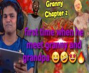 First time when he meet granny and grandpa in granny chapter 2 😆🔥 from old granny fuck grandpa and young boy naked